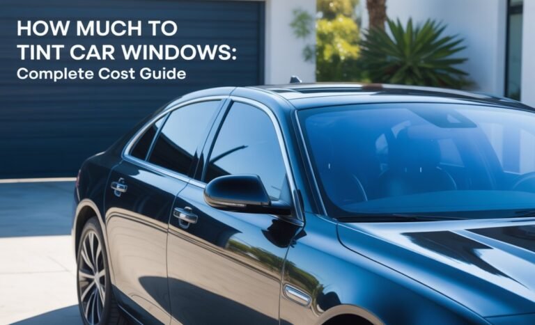 How Much to Tint Car Windows