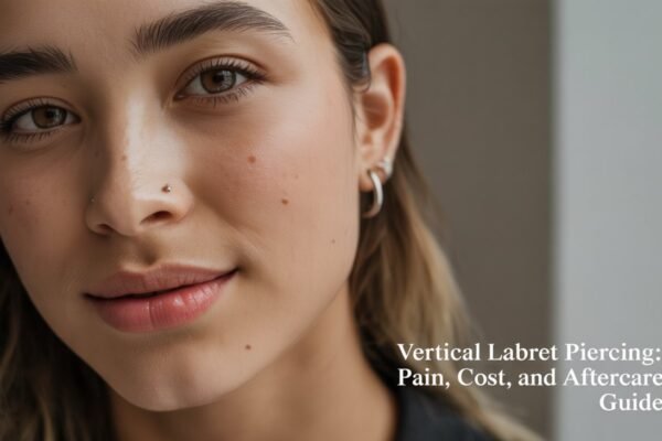 Vertical Labret Piercing